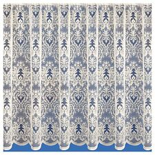 Nottingham - Cream Lace Net Curtain by the metre (Pre-cut sizes)
