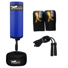 Kids Free Standing Punch Bag Junior Kick Boxing Bag Heavy Duty MMA Gym Training 