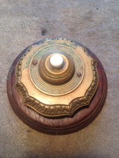antique front door bell press