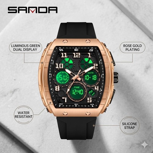Sanda digital watch for men - digital,