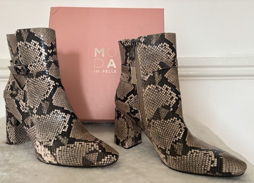 Moda pelle kamina boots - in,
