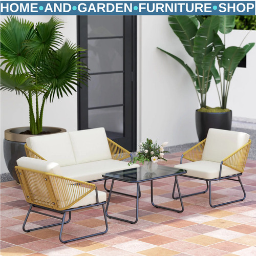 Piece rattan garden - 4,