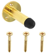 Wall Mounted Door Stop Brass