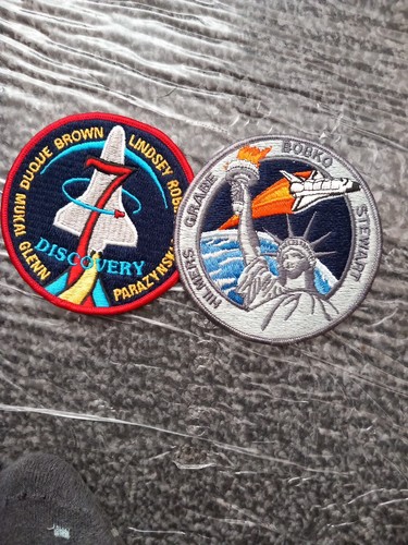 Nasa shuttle mission sew on - shuttle,