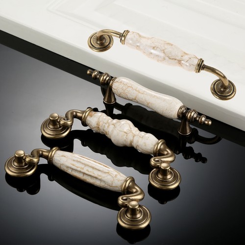 Vintage ceramic cabinet knobs - ceramic,