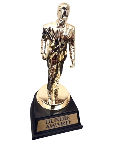 Dundie award from the - award,