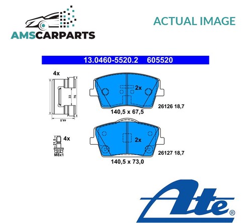Brake pads set braking pad - brake,