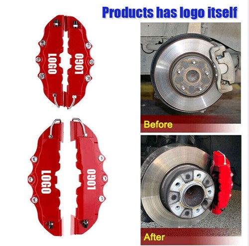 Red front rear disc - 4x,