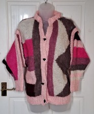 Vintage Hand Knitted Mohair &