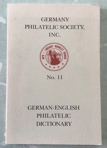 German english philatelic - german, -english