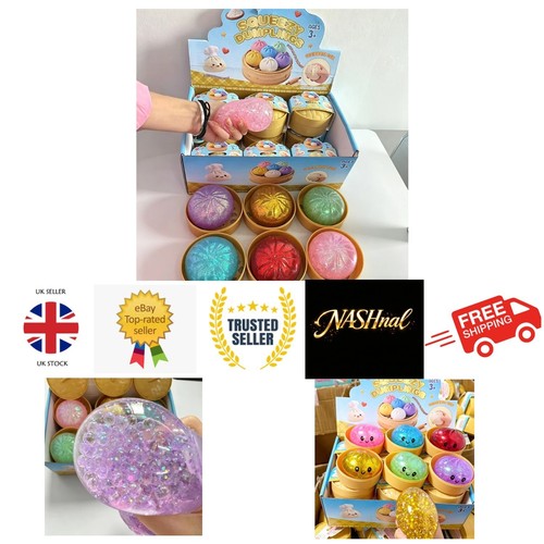 Glitter dumpling squishy toy - squishy,