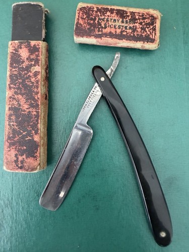 Antique sheffield razor feel - sheffield,