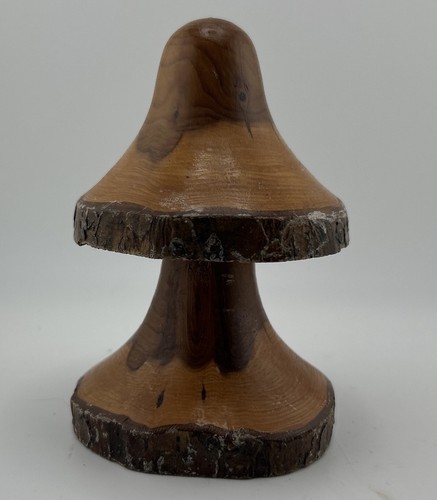 Hand turned wooden - hand, mushroom