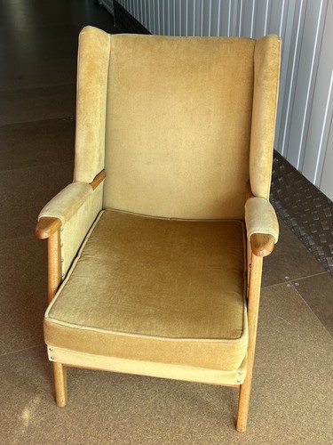 Vintage mid century wingback - vintage, mid-century
