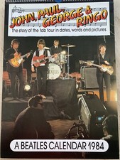 Beatles 1984 Calendar by