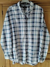 BNWOT FYNCH- HATTON XXL PREMIUM OXFORD COTTON SHIRT Chest 52" -  QUALITY & STYLE