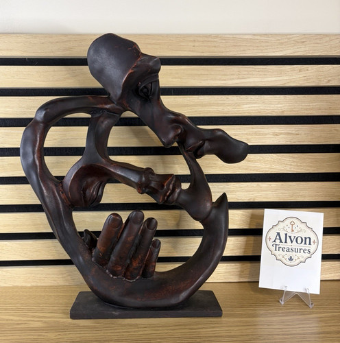 Large abstract embracing - large,