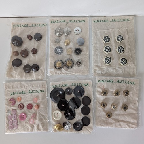 Selection vintage buttons - selection, of
