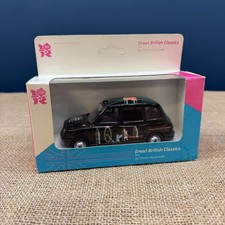 CORGI GREAT BRITISH CLASSICS LONDON TX1 BLACK CAB TAXI 2012 OLYMPIC NEW IN BOX
