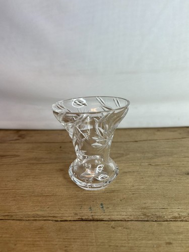 Vintage cut glass small - cut,