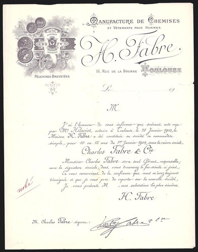 Invoice toulouse fabre - invoice,