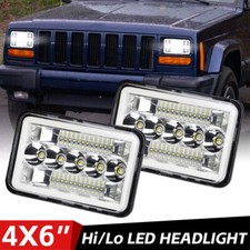 2X 4x6 Inch LED Headlight