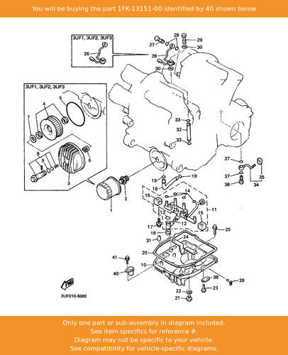 Yamaha stay 1fk - stay,, 1fk-13151-00