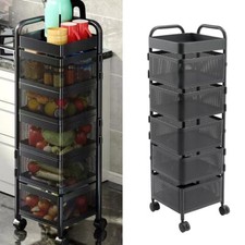 Kitchen Rotating Trolley Shelf