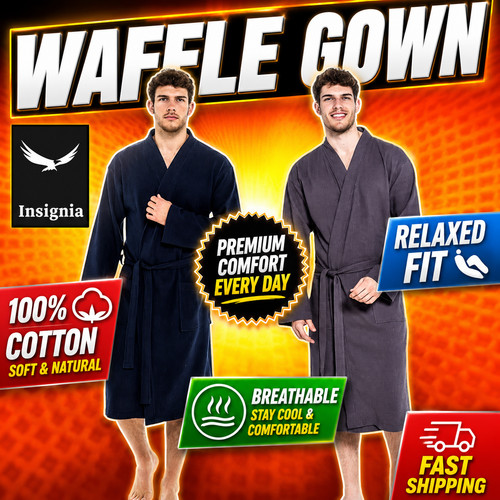 Men waffle cotton dressing - men's,