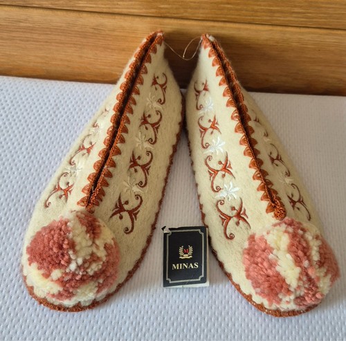 Minas greek slippers new - minas, 6