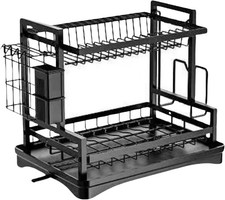 Dish Rack 2 Tier Double Layer