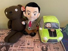 Mr Bean Plushes X 3 Car Mr