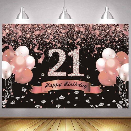 Rose gold 21st - gold,
