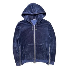 Balmain Paris velvet zip up