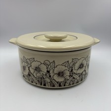 Hornsea Lancaster Vitramic Lidded Tureen Serving Dish Cornrose Pattern Vintage 