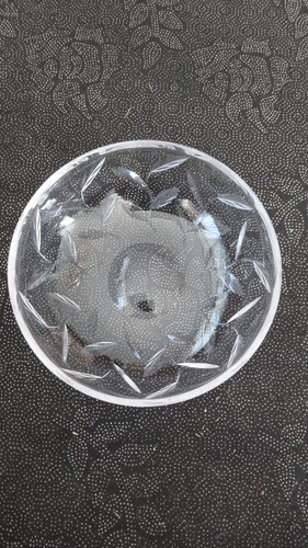 Vintage crystal glass - glass, fruit
