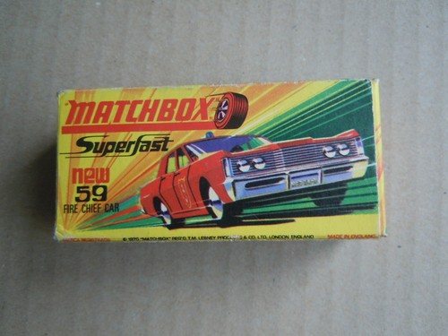 Original box only - only, matchbox
