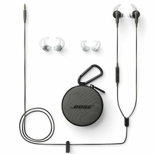 Bose SoundSport Earphones Headphones-Charcoal Black-Android-12 months warranty