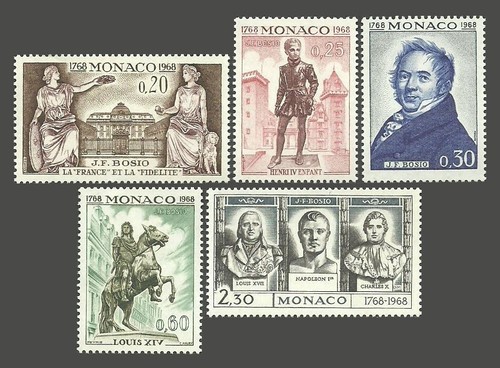 Monaco stamps 1968 the 100th - stamps,