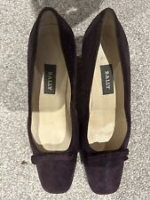 Bally court shoes purple