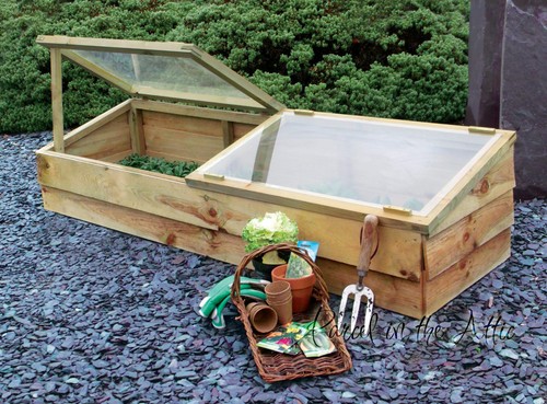 Large wooden cold frame mini - cold,