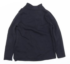 COS Women's Navy Blue Mock