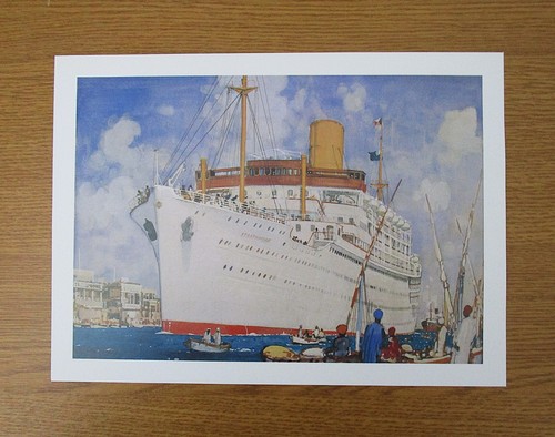 Ocean liner art - 7.3",