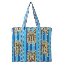 Quilted Cotton Tiger Printed