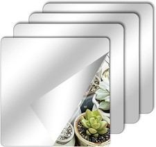 4PCS Stick On Mirror, Adhesive