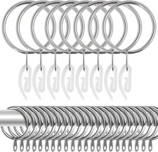50 Pcs Metal Curtain Rings