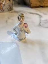 Flapper Lady Half Doll Pin