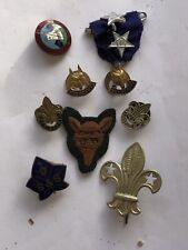 *LOOK* JOB Lot of Vintage Boy Scout/Old Scout Badges & Patches Etc