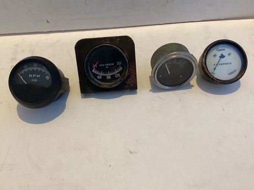 Vintage car gauges - vintage, gauges/clocks