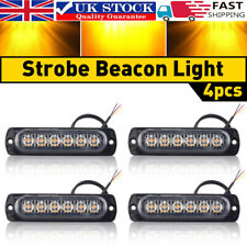 4 X 6 LED Amber Car Truck